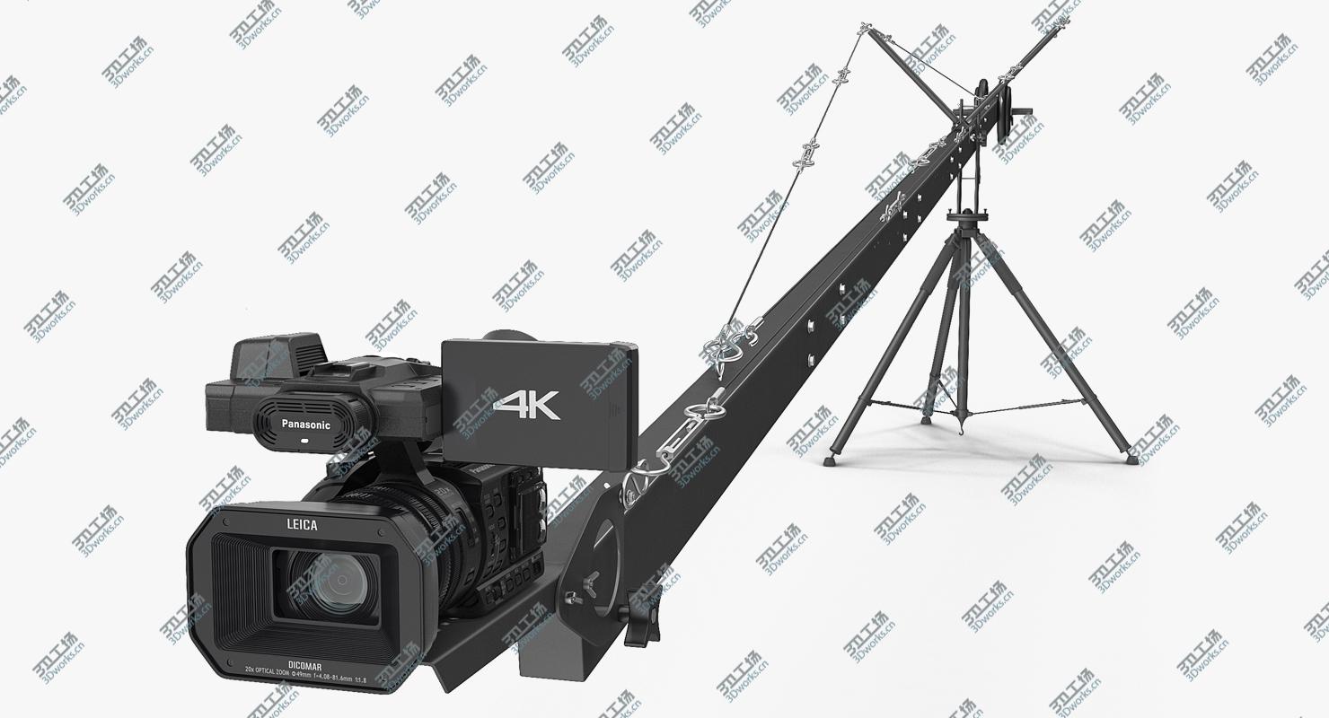 images/goods_img/202105072/3D Camera Crane with Full HD Camcorder Panasonic HC X1000 Rigged model/2.jpg